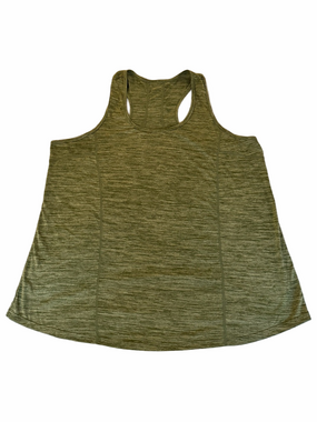 Women’s Olive Green Racerback Tank Top Plus Size 2X